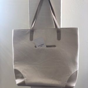 NWT Canvas Vegan Leather Everyday Tote madewell
